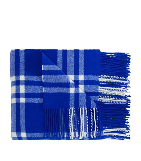 burberry wool check blanket